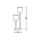 Briloner 7810-022 - Stolní lampa TAUPE 2xE14/5,5W/230V