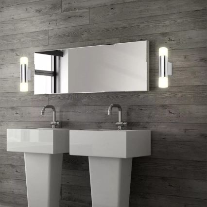 Briloner - LED Koupelnové nástěnné svítidlo 2xGU10/4,8W/230V IP44 3000K lesklý chrom
