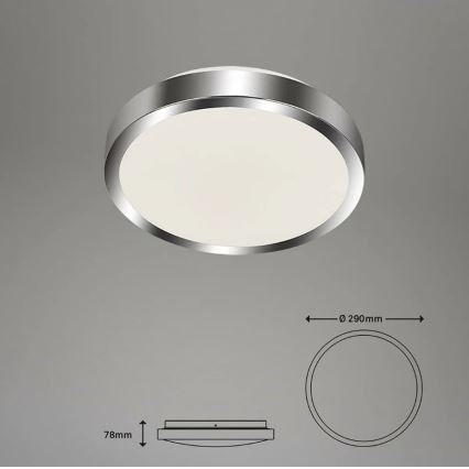 Briloner - LED Koupelnové stropní svítidlo SPLASH LED/15W/230V IP44