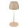 Briloner - LED Stmívatelná nabíjecí dotyková venkovní stolní lampa MINI LED/2,5W/5V IP44 1800 mAh béžová