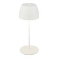Briloner  - LED Stmívatelná nabíjecí dotyková venkovní stolní lampa MINI LED/2,5W/5V IP44 1800 mAh bílá