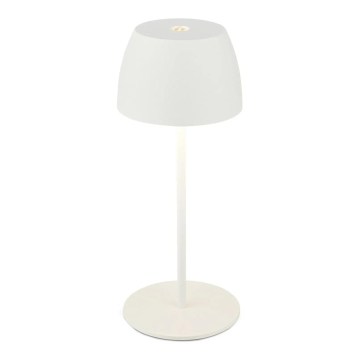 Briloner  - LED Stmívatelná nabíjecí dotyková venkovní stolní lampa MINI LED/2,5W/5V IP44 1800 mAh bílá