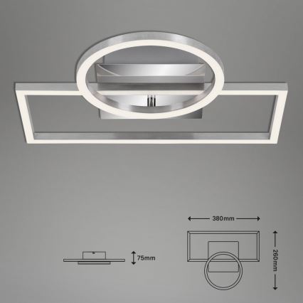 Briloner - LED Stmívatelné stropní svítidlo FRAMES LED/19W/230V