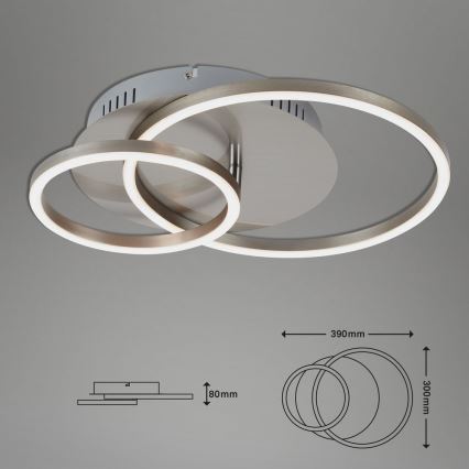 Briloner - LED Stmívatelné stropní svítidlo FRAMES LED/24,5W/230V