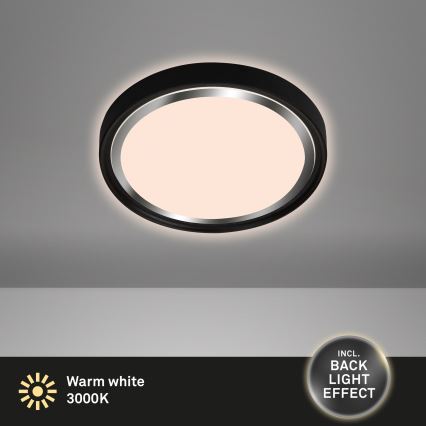 Briloner - LED Stropní svítidlo KAHIKO LED/15W/230V černá