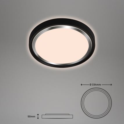 Briloner - LED Stropní svítidlo KAHIKO LED/15W/230V černá