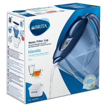 Brita - Filtrační konvice Marella 2,4 l modrá + 1 filtr