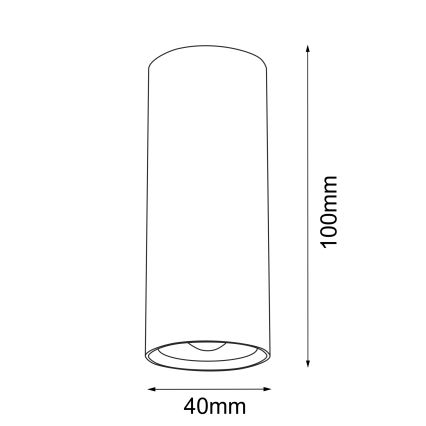 Brosline - Bodové svítidlo 1xGU10/4W/230V bílá