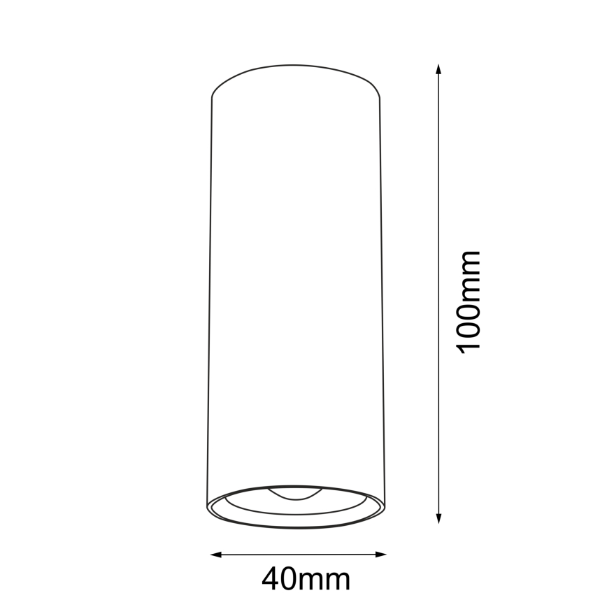 Brosline - Bodové svítidlo 1xGU10/4W/230V bílá