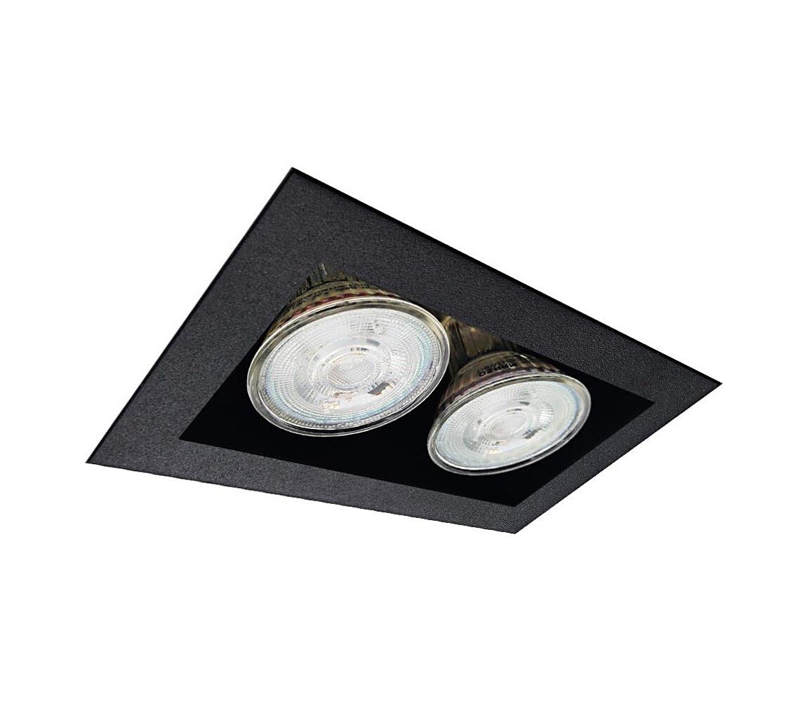 - Brosline 3034 - Podhledové svítidlo CAGE 2xGU10/10W/230V černá 3034