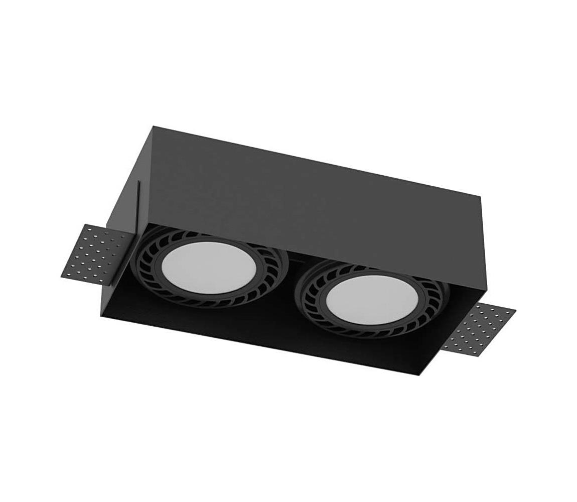 - Brosline 3270 - Podhledové svítidlo CAGE 2xGU10/18W/230V černá 3270