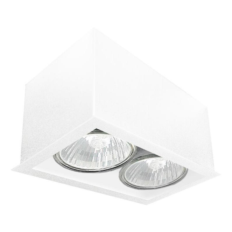 Brosline - Bodové svítidlo 2xGU10/10W/230V bílá