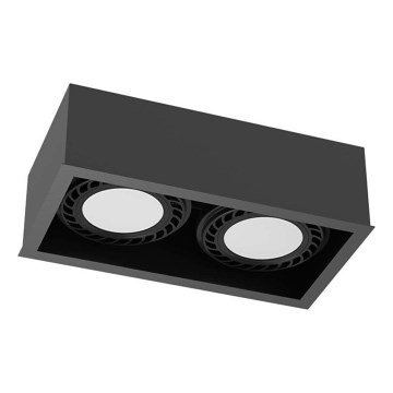 Brosline - Bodové svítidlo 2xGU10/18W/230V černá
