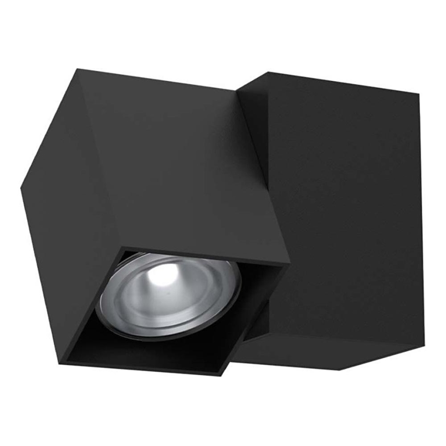 Brosline - Nástěnné bodové svítidlo 1xGU10/10W/230V černá