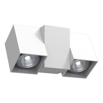 Brosline - Nástěnné bodové svítidlo 2xGU10/10W/230V bílá