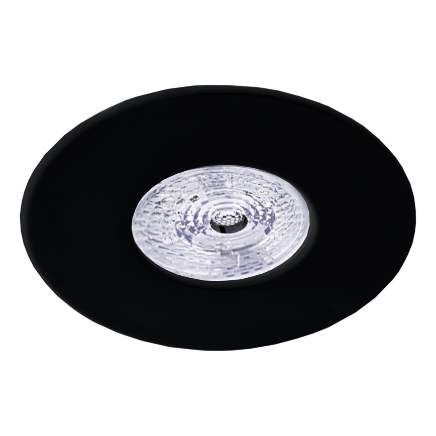 Brosline - Podhledové svítidlo 1xGU10/10W/230V černá