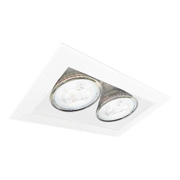 Brosline - Podhledové svítidlo 2xGU10/10W/230V bílá