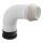 Bruckner - Flexi dopojení k WC 45 cm bílá/černá