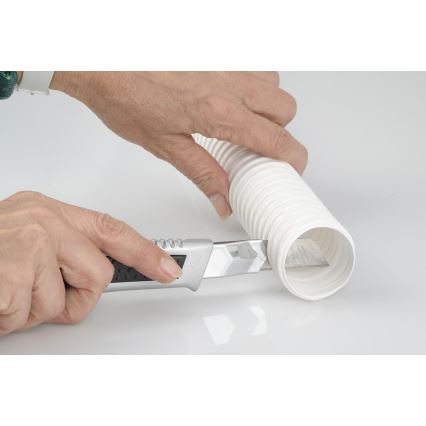 Bruckner - Flexi propojovací trubka koleno 80 cm bílá