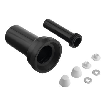 Bruckner - Připojovací set pro závěsné WC 25 cm černá