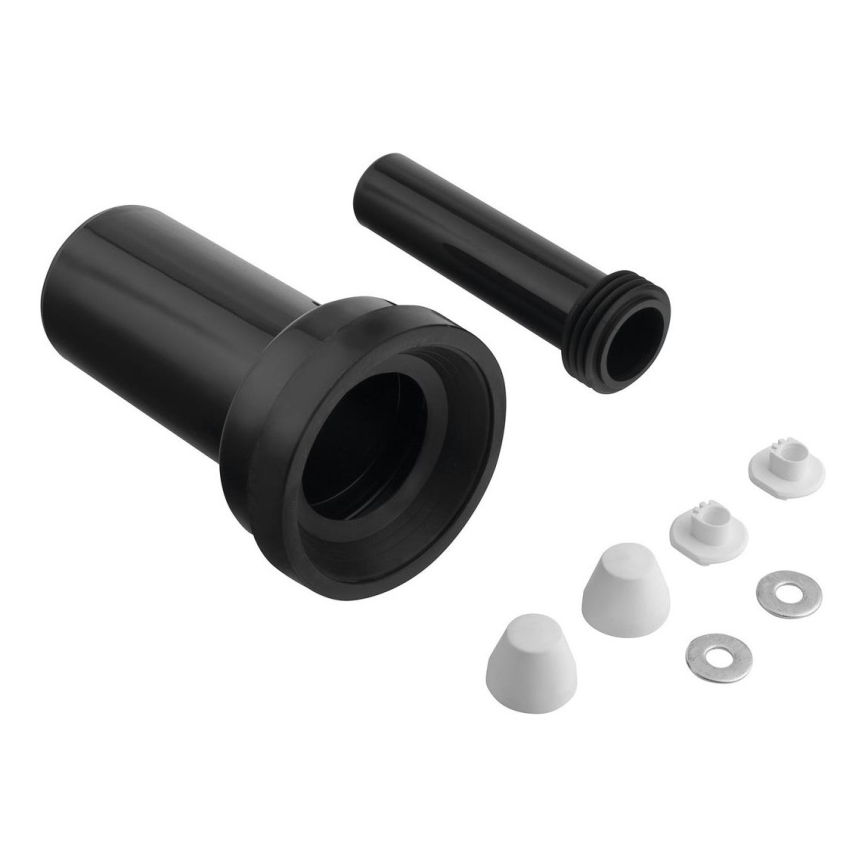 Bruckner - Připojovací set pro závěsné WC 25 cm černá