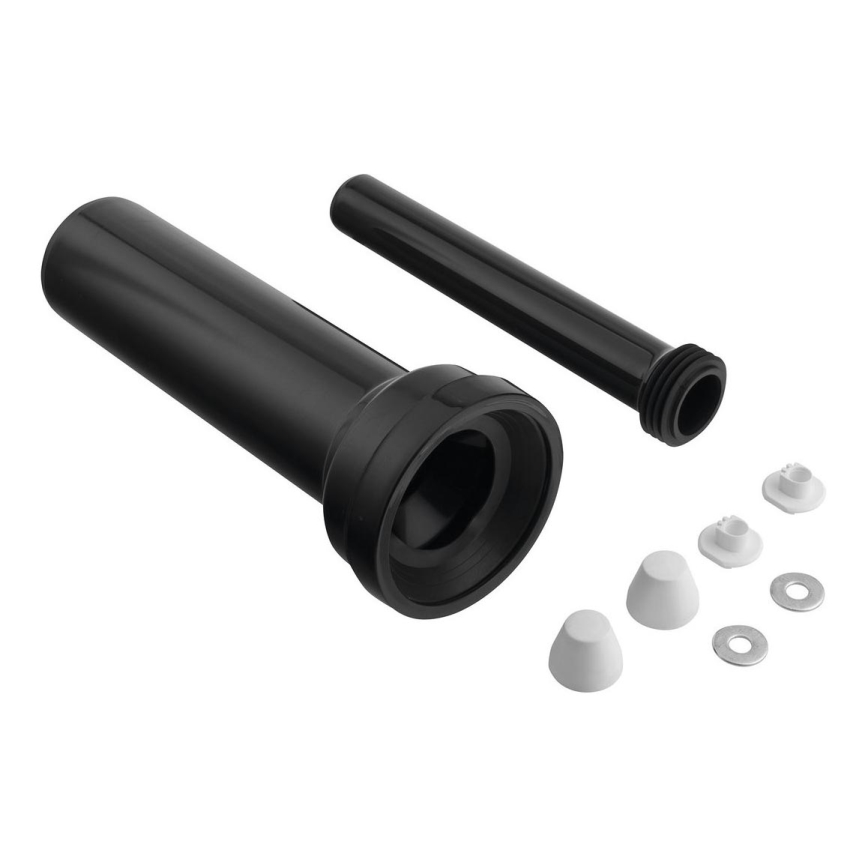 Bruckner - Připojovací set pro závěsné WC 35 cm černá