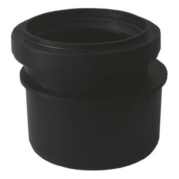 Bruckner - Spojovací redukce nízká pr. 11 cm černá