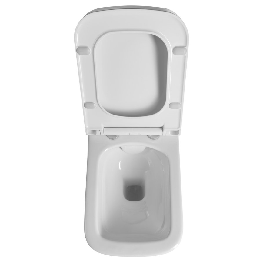 Bruckner - Závěsné WC Rimless WALTER keramika/bílá