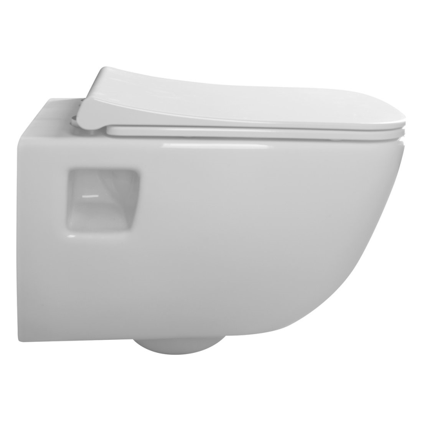 Bruckner - Závěsné WC Rimless WALTER keramika/bílá