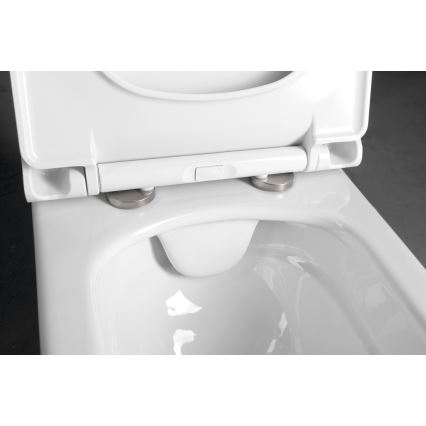 Bruckner - Závěsné WC Rimless WALTER keramika/bílá