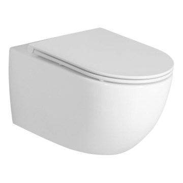 Bruckner - Závěsné WC Vortex Rimless FULDA keramika/bílá