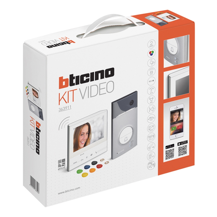 Bticino 363911 - Bezdrátový videozvonek Class 300 WIFI