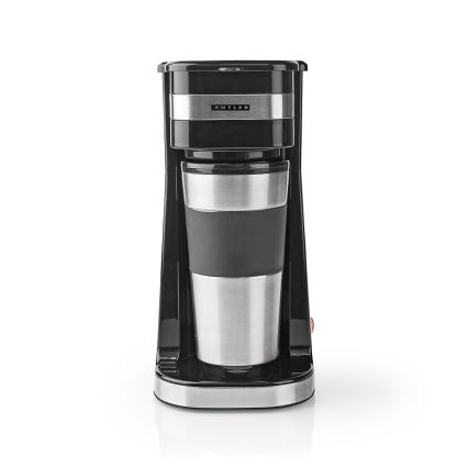 Butler - Kávovar na jeden hrnek 0,4 l s cestovním hrnkem 750W/230V nerez/černá