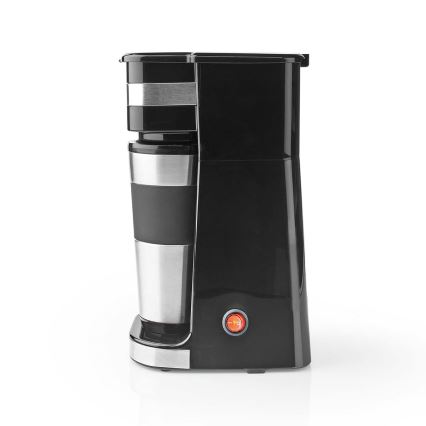 Butler - Kávovar na jeden hrnek 0,4 l s cestovním hrnkem 750W/230V nerez/černá