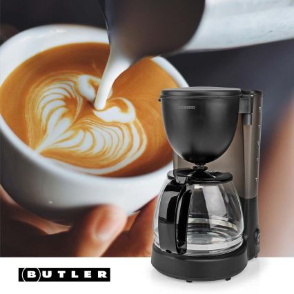 Butler - Překapávací kávovar 1,25 l s funkcí uchování teploty 750W/230V černá