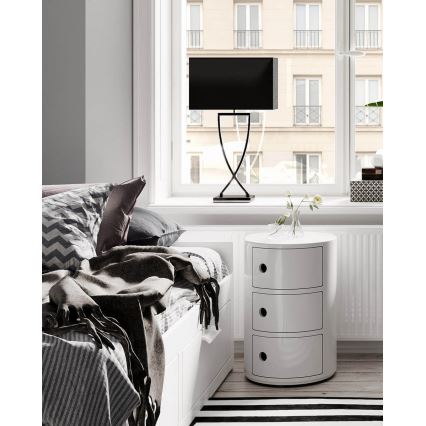ByRydens - Stolní lampa OMEGA 1xE27/5W/230V černá
