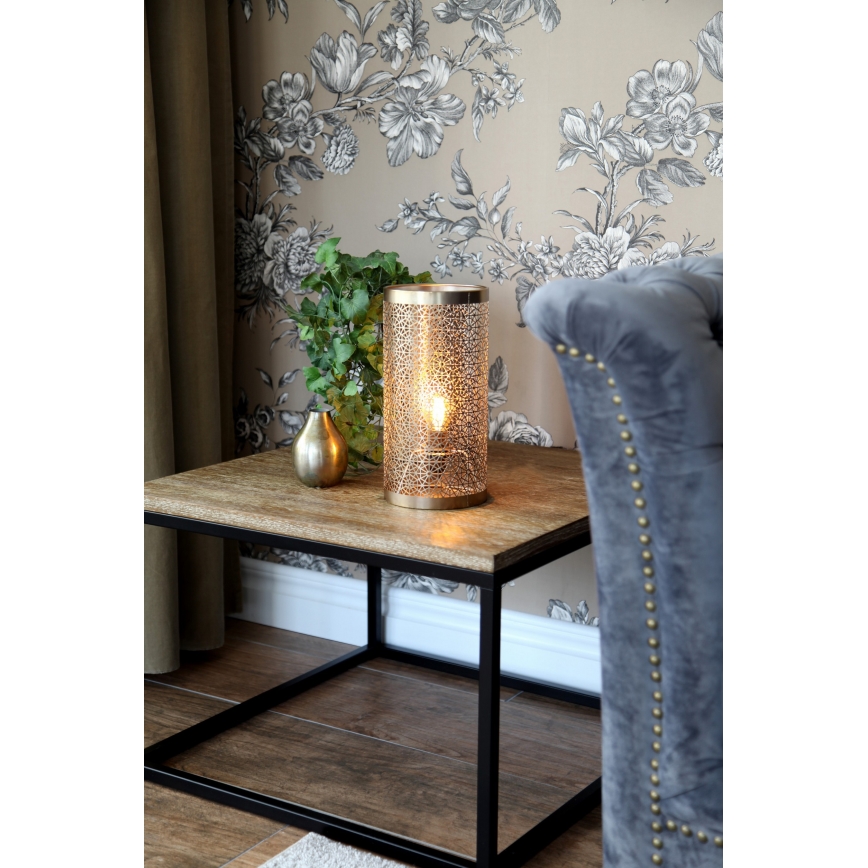 ByRydens - Stolní lampa HERMINE 1xE14/5W/230V mosaz