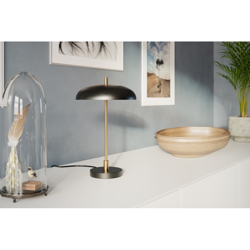 ByRydens - Stolní lampa SHELBY 3xG9/5W/230V černá/zlatá