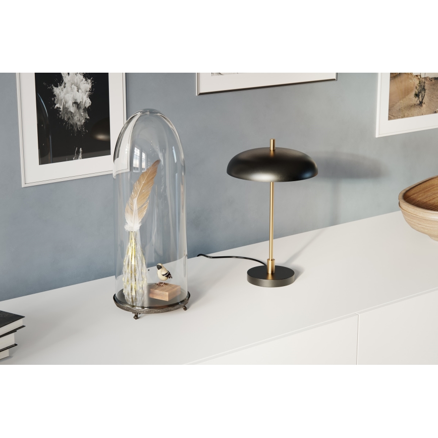 ByRydens - Stolní lampa SHELBY 3xG9/5W/230V černá/zlatá