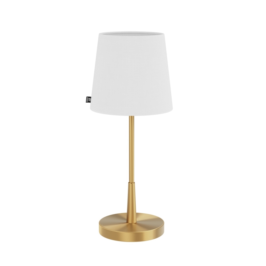 ByRydens - Stolní lampa LUMI 1xE27/8W/230V bílá/zlatá 48,5 cm