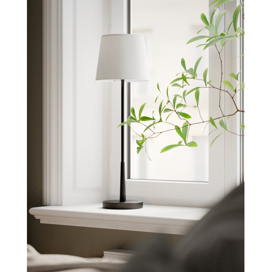 ByRydens - Stolní lampa LUMI 1xE27/8W/230V bílá/černá 68,5 cm