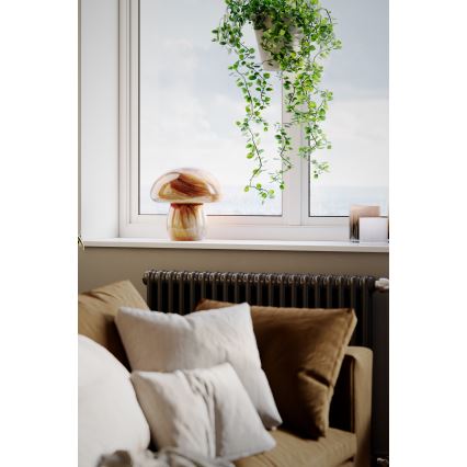 ByRydens - Stolní lampa MIRA MUSHROOM 1xE27/8W/230V hnědá