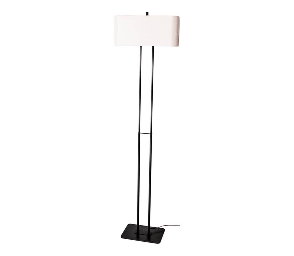 ByRydens 4100730-5000 - Stojací lampa LUTON 1xE27/5W/230V 4100730-5000 Bílá,Černá