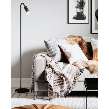 ByRydens - Stojací lampa CURVE 1xGU10/7W/230V černá