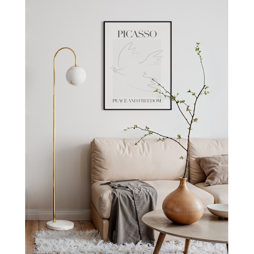 ByRydens - Stojací lampa BELLAGIO 1xE27/8W/230V