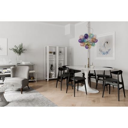 ByRydens - Lustr na lanku GROSS 8xG9/4W/230V pestrobarevná pr. 50 cm