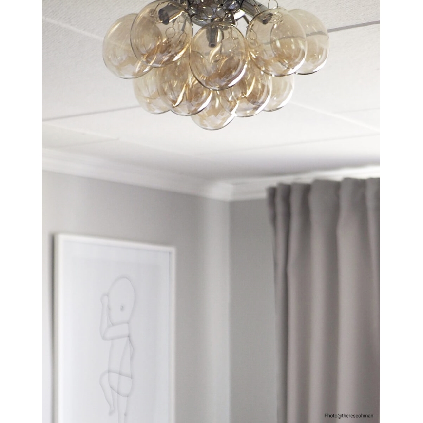 ByRydens - Stropní svítidlo GRANDE 3xG9/4W/230V kouřová/hnědá pr. 30 cm