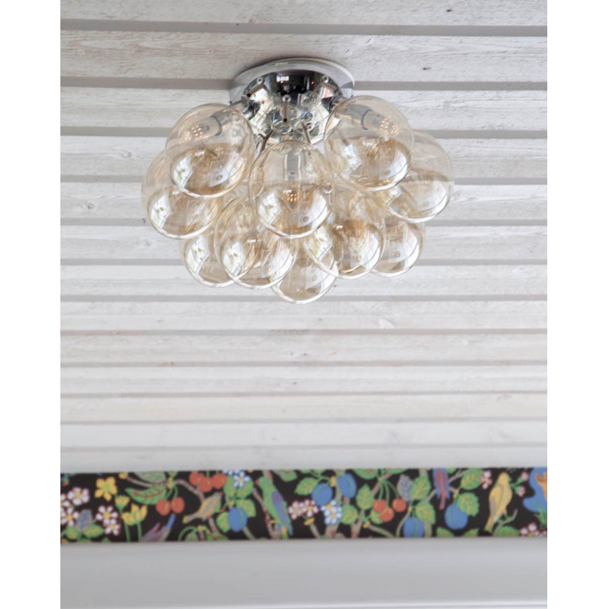 ByRydens - Stropní svítidlo GRANDE 3xG9/4W/230V kouřová/hnědá pr. 30 cm