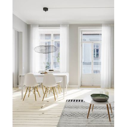 ByRydens - LED Lustr na lanku HAYDEN LED/15W/230V černá