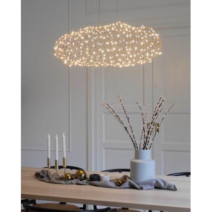 ByRydens - LED Lustr na lanku HAYDEN LED/15W/230V zlatá